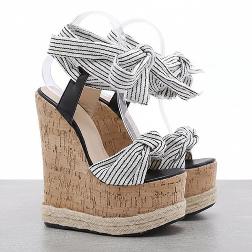 The Selene Gladiator Wedge