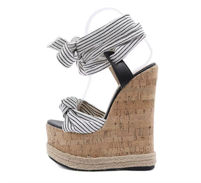 The Selene Gladiator Wedge
