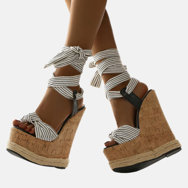 The Selene Gladiator Wedge