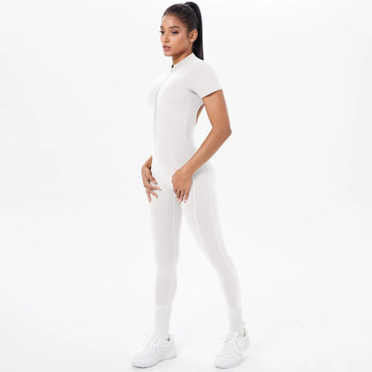 The Aura Short-Sleeved Jumpsuit