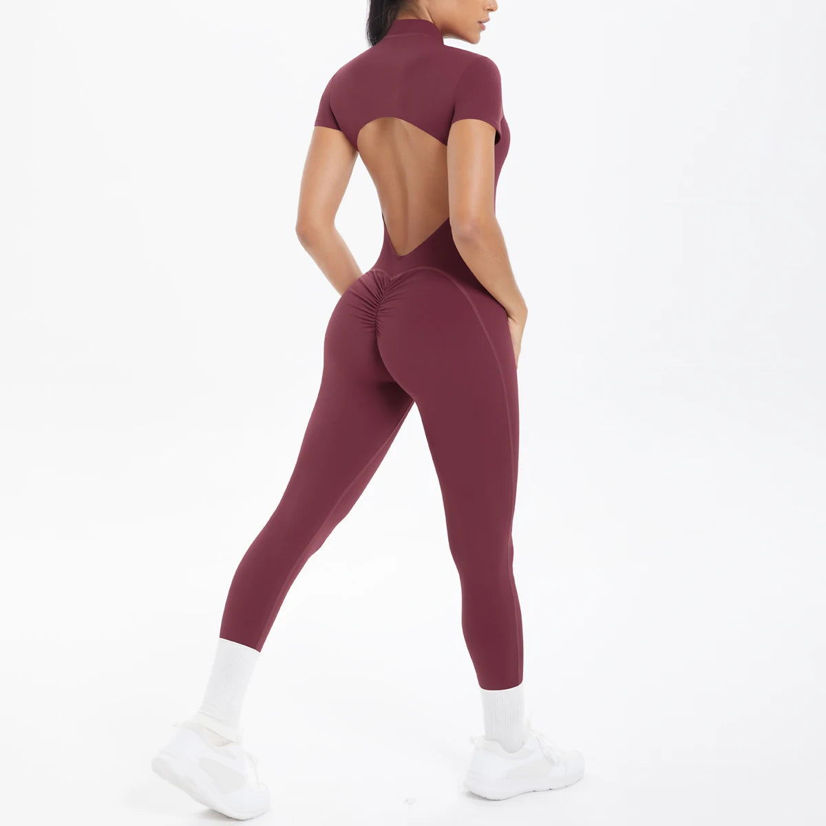 The Aura Short-Sleeved Jumpsuit