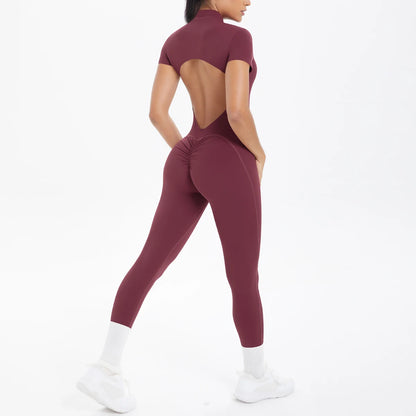 The Aura Short-Sleeved Jumpsuit