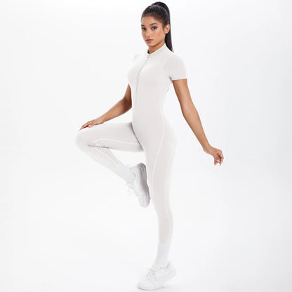 The Aura Short-Sleeved Jumpsuit