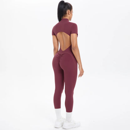 The Aura Short-Sleeved Jumpsuit
