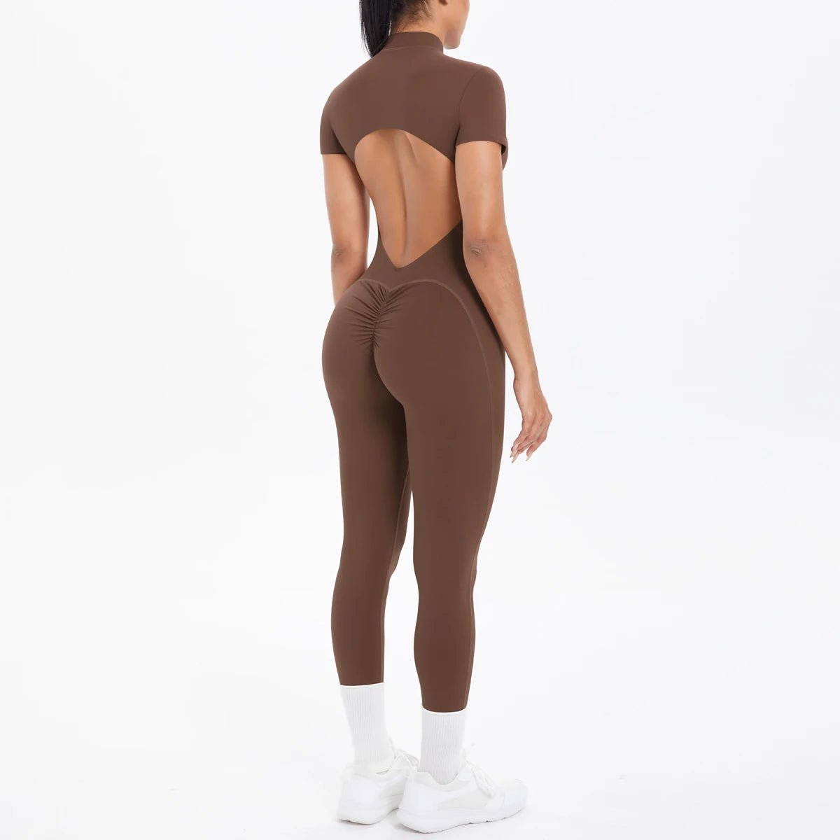 The Aura Short-Sleeved Jumpsuit