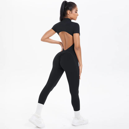 The Aura Short-Sleeved Jumpsuit