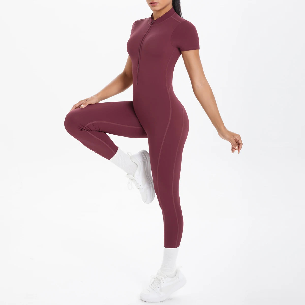 The Aura Short-Sleeved Jumpsuit