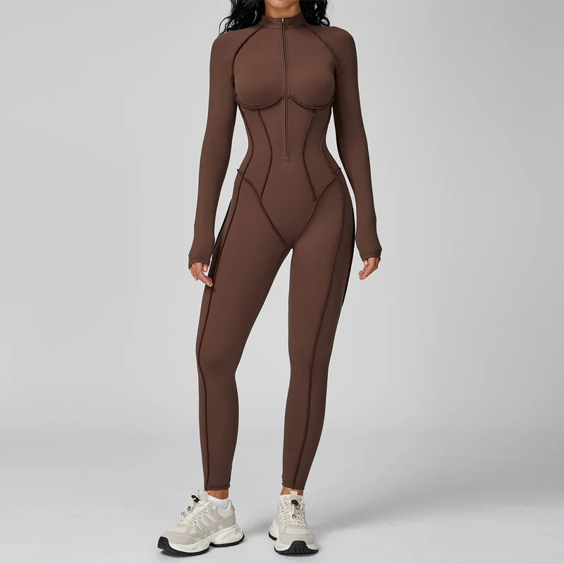 The Artemis Zip-Up Unitard