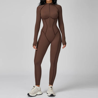 The Artemis Zip-Up Unitard