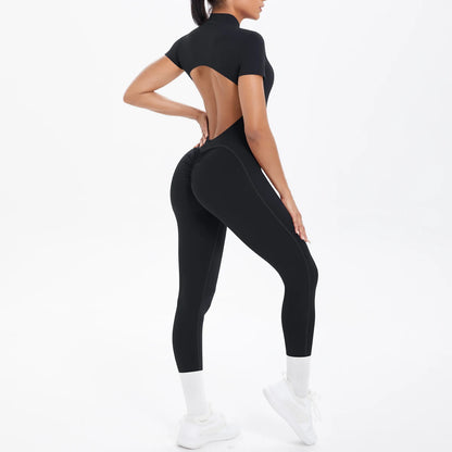 The Aura Short-Sleeved Jumpsuit