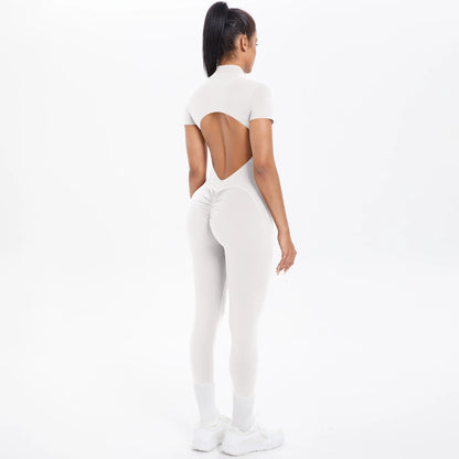The Aura Short-Sleeved Jumpsuit