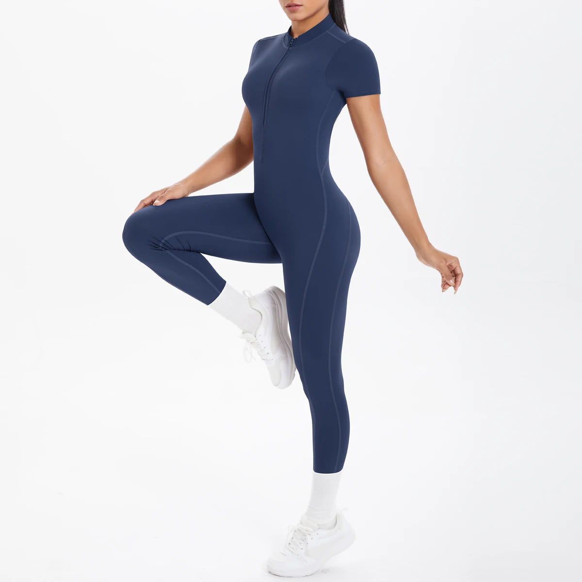 The Aura Short-Sleeved Jumpsuit
