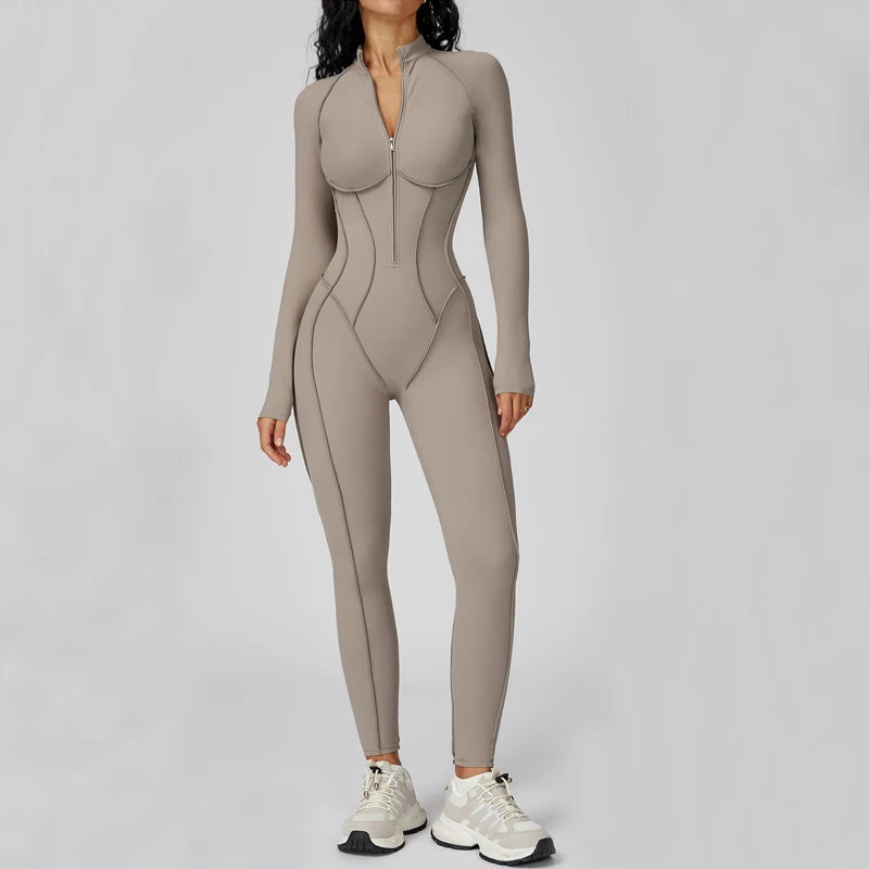 The Artemis Zip-Up Unitard
