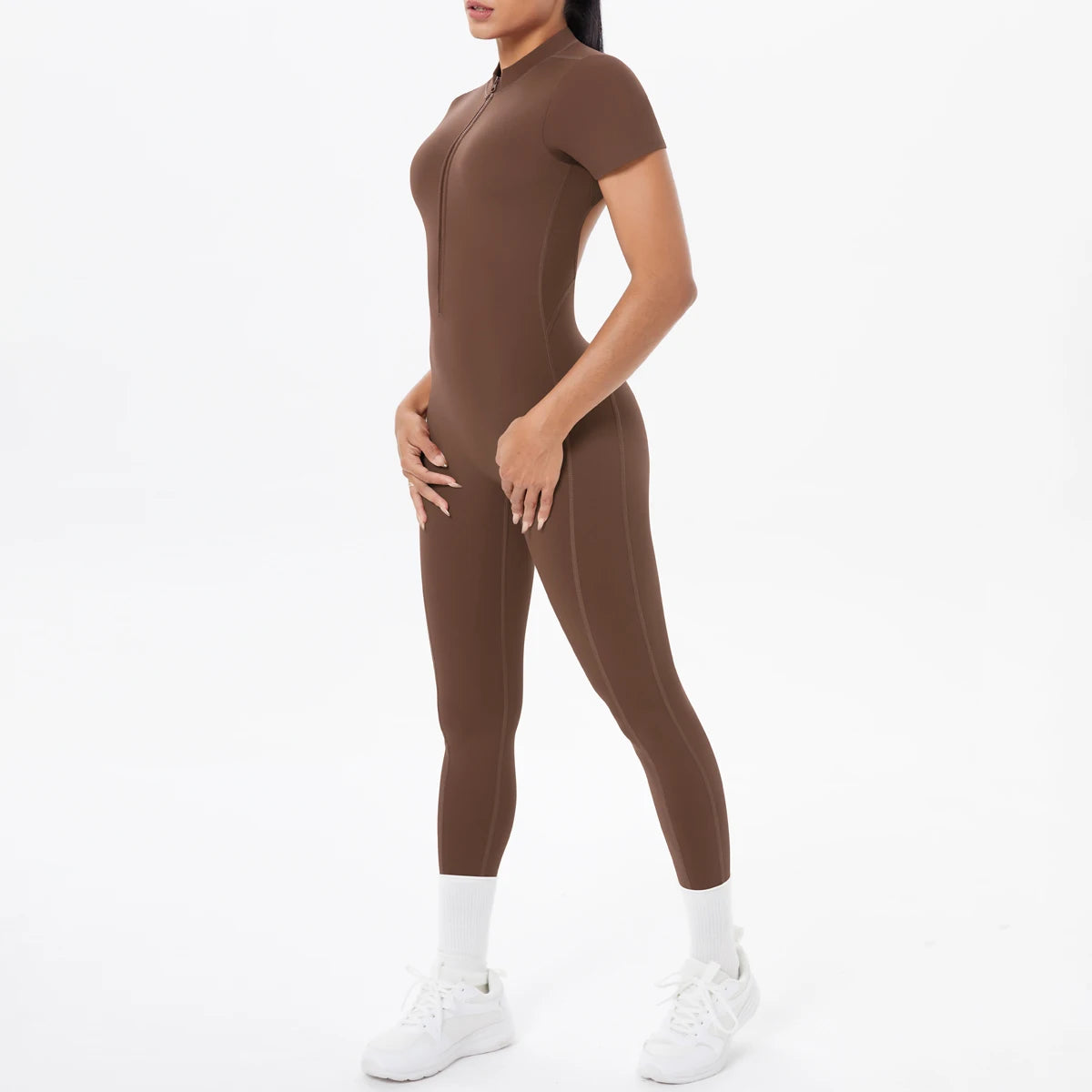 The Aura Short-Sleeved Jumpsuit