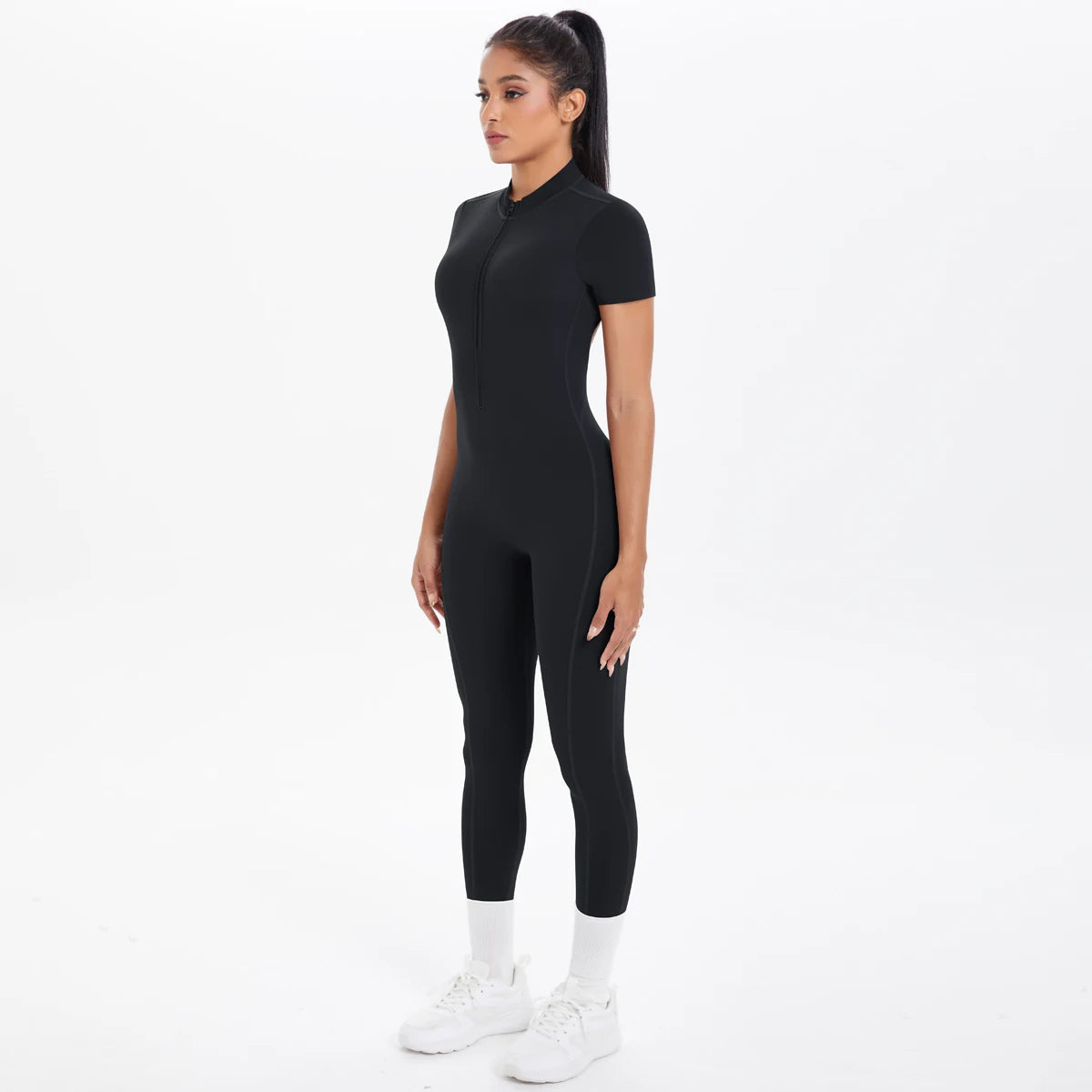 The Aura Short-Sleeved Jumpsuit