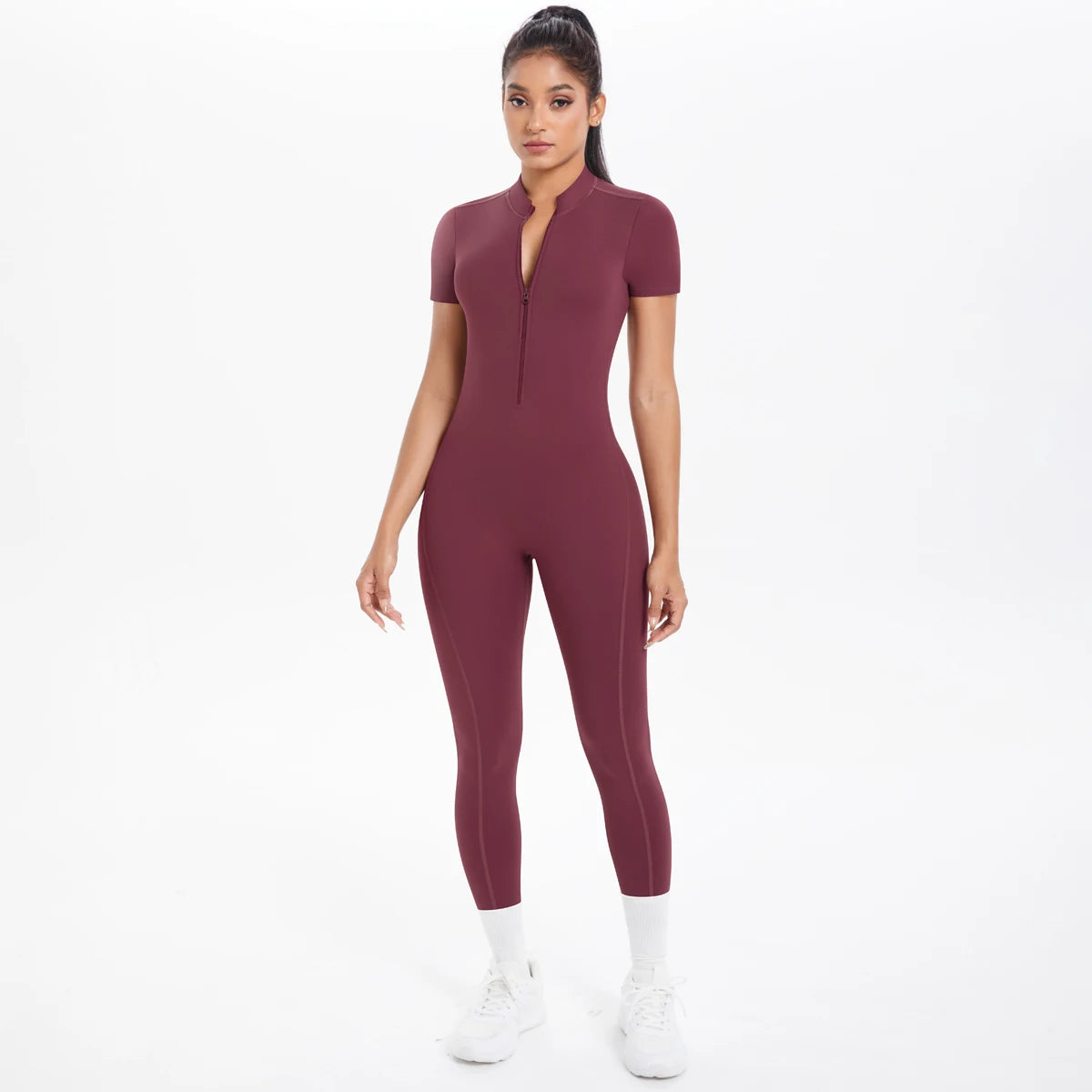 The Aura Short-Sleeved Jumpsuit
