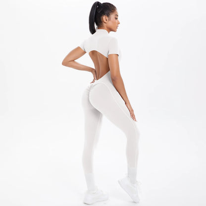 The Aura Short-Sleeved Jumpsuit