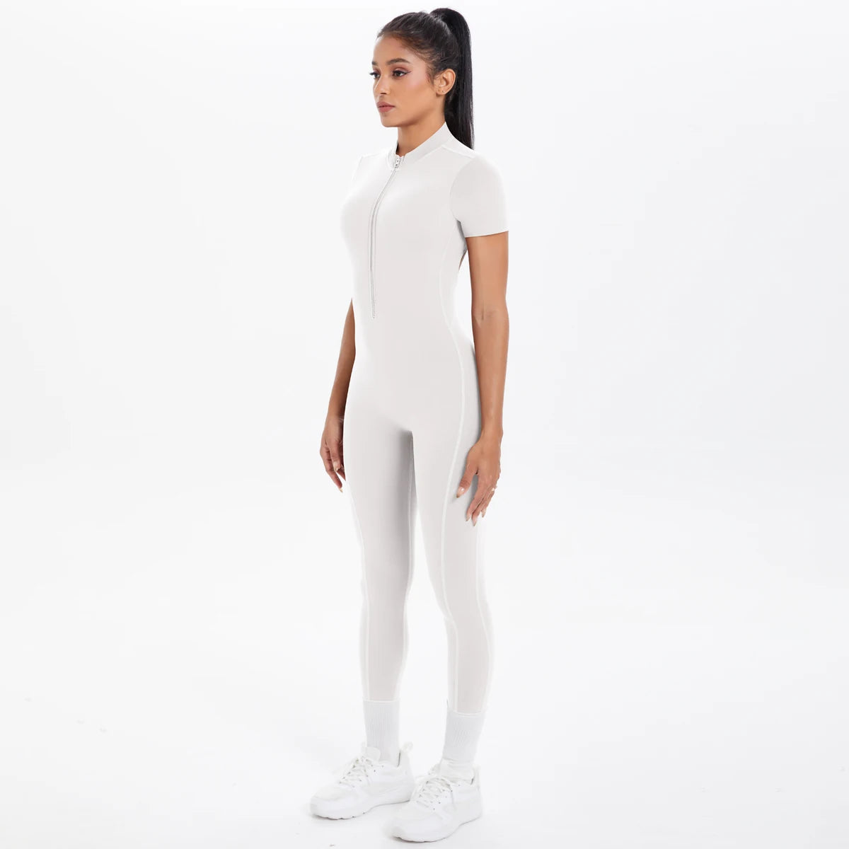 The Aura Short-Sleeved Jumpsuit