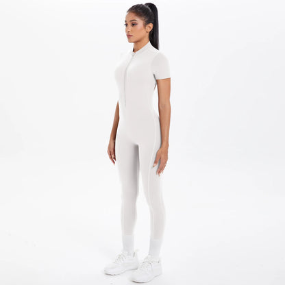 The Aura Short-Sleeved Jumpsuit