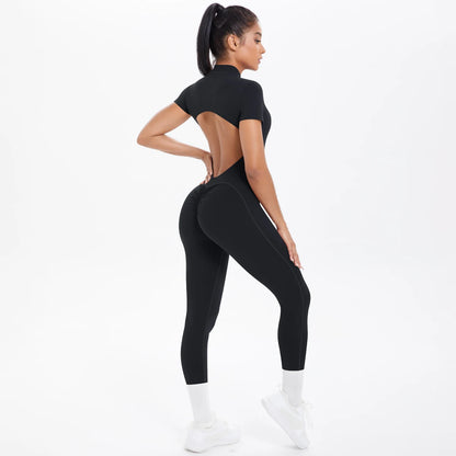 The Aura Short-Sleeved Jumpsuit