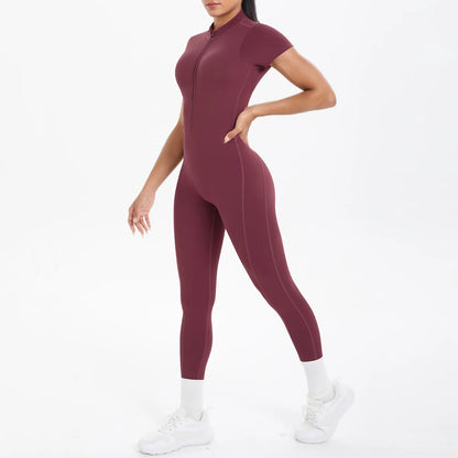 The Aura Short-Sleeved Jumpsuit