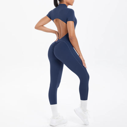 The Aura Short-Sleeved Jumpsuit