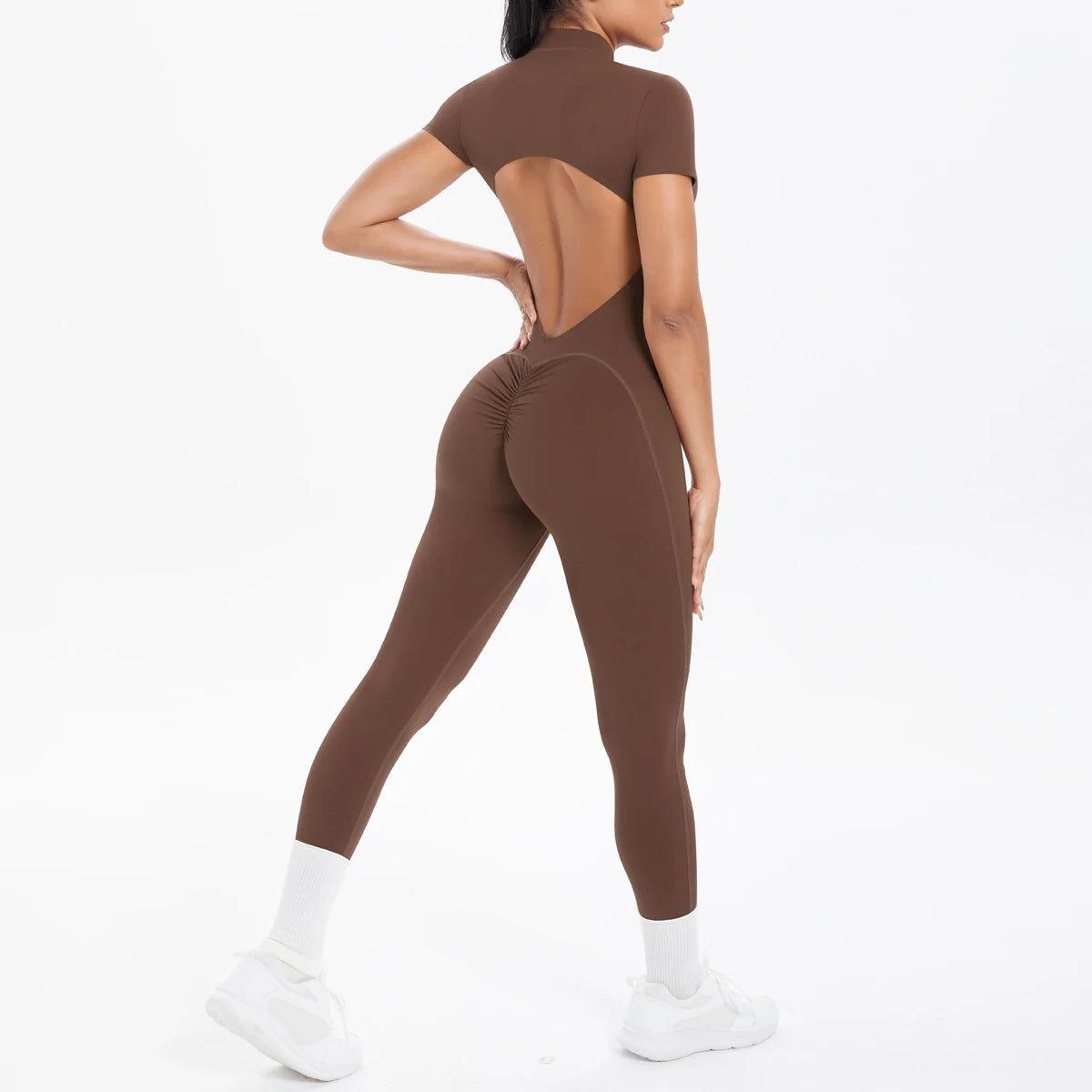 The Aura Short-Sleeved Jumpsuit
