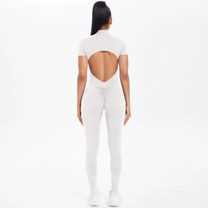 The Aura Short-Sleeved Jumpsuit